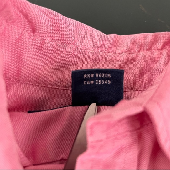 Ralph Lauren Sport Shirt Womens Small Pink Slim Fit Button Down (808) - Picture 8 of 10
